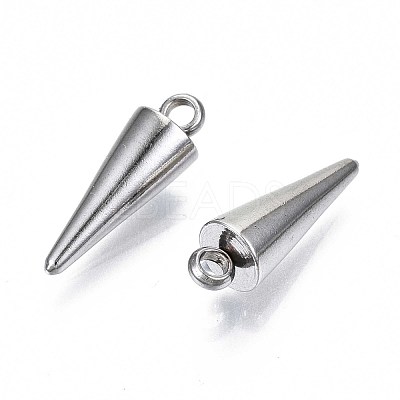 Tarnish Resistant 201 Stainless Steel Pendants STAS-S117-002B-01-1