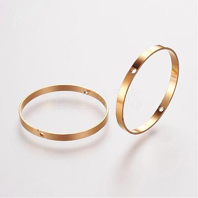 Brass Bead Frames KK-F696-24.5mm-G-1