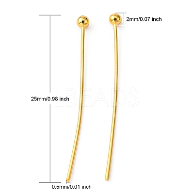 Brass Ball Head pins X1-KK-R020-06G-1