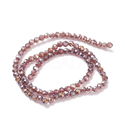 Electroplate Glass Beads Strands EGLA-D021-81-1