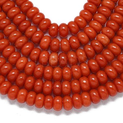 Natural Malaysia Jade Beads Strands G-B165-G01-5x8mm-12-1