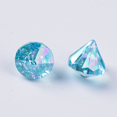 Transparent Acrylic Charms X-TACR-Q270-017-1