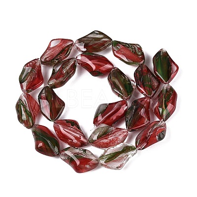 Handmade Lampwork Beads Strands LA-N046-02G-1