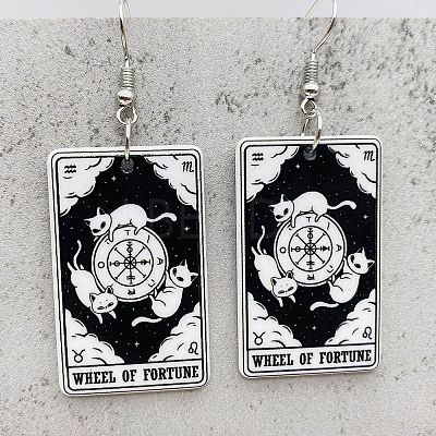 Cartoon Theme Acrylic Dangle Earrings FS-WG40F70-03-1