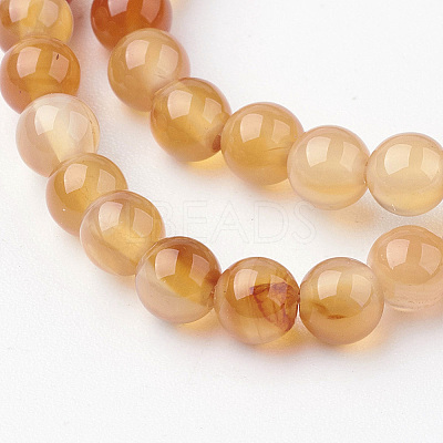 Natural Carnelian Beads Strands G-G735-64-4mm-1