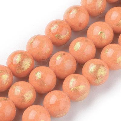 Natural Mashan Jade Beads Strands G-F670-A05-10mm-1