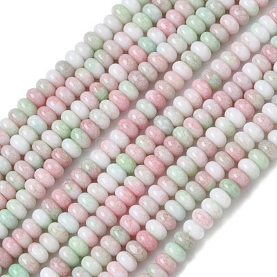Ombre Effect Dyed Glass Beads Strands GLAA-C043-01-1