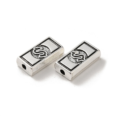 Tibetan Style Alloy Beads PALLOY-P302-09A-AS-1