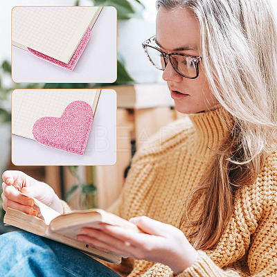 6Pcs 6 Styles PU Leather Bookmarks AJEW-TA0002-03-1