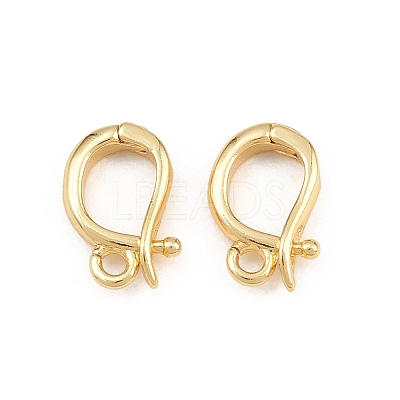 Brass Enhancer Shortener Pendant Bails KK-H292-54G-1