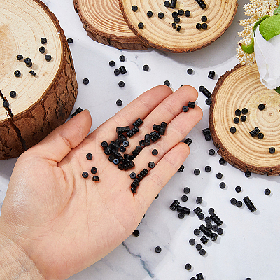 2 Strands Natural Dyed & Heated Black Onyx Beads Strands G-DC0001-64-1