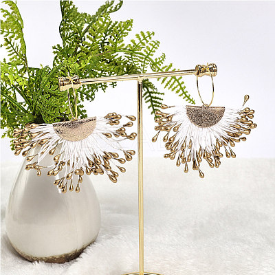 Polycotton(Polyester Cotton) Tassel Pendant Decorations FIND-T041-12-1