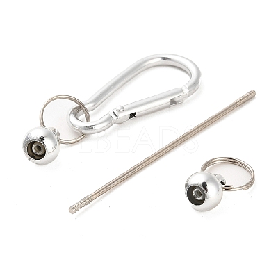Aluminum Climbing Carabiners AJEW-B025-04-1