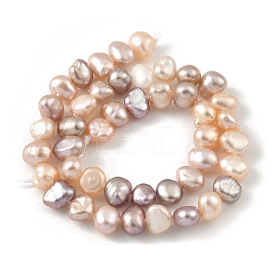 Natural Cultured Freshwater Pearl Beads Strands PEAR-A006-02F-X-1