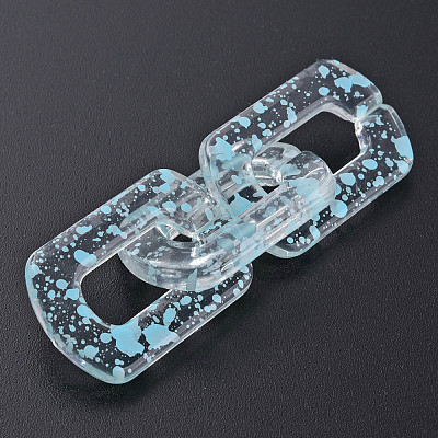 Transparent Acrylic Linking Rings OACR-N009-017A-06-1