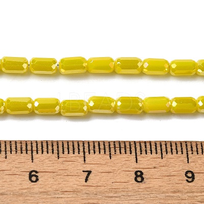 Electroplate Glass Beads Strands EGLA-D031-26-1