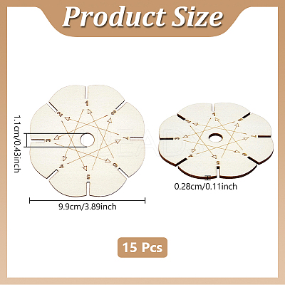 Wood Braiding Disk DIY-WH0622-731A-1
