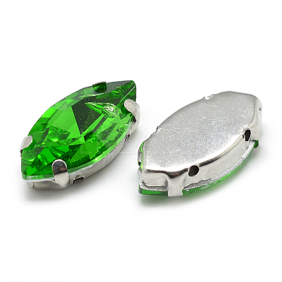 Sew on Rhinestone RGLA-T034-4x15mm-20-1