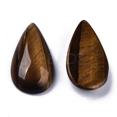 Natural Tiger Eye Cabochons G-N326-72D-1