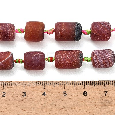 Natural Weathered Agate Beads Strands G-A321-D02-01A-1