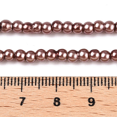 Baking Paint Glass Pearl Bead Strands X1-HY-Q003-3mm-92-1