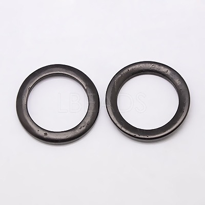 Dyed Wood Jewelry Findings Coconut Linking Rings COCO-O006B-07-1