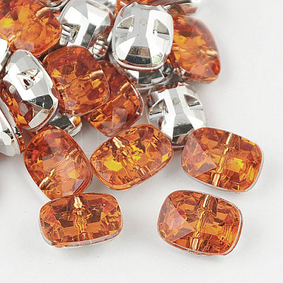 Taiwan Acrylic Rhinestone Buttons BUTT-F019-16mm-37-1