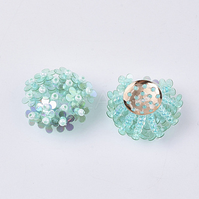 PVC Paillette Cabochons FIND-S321-01D-1