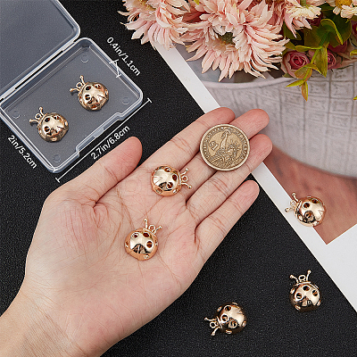 10Pcs Brass Pendants KK-BBC0010-82-1