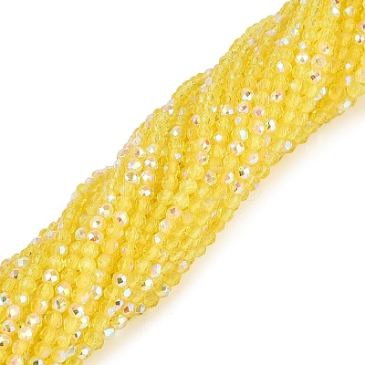 Transparent Glass Beads Strands EGLA-N028-01A-A08-1