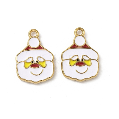 304 Stainless Steel Enamel Pendants STAS-L300-012G-26-1