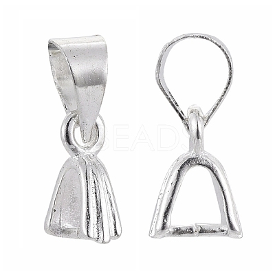 Brass Ice Pick Pinch Bails KK-KK06-S-1