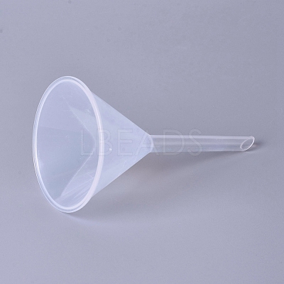 Plastic Funnel Hopper AJEW-WH0109-04A-1