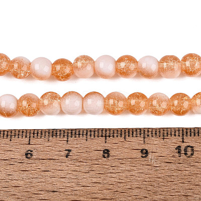 Crackle Glass Beads Strands GLAA-U001-6mm-10-1
