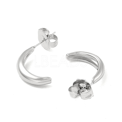 Non-Tarnish 304 Stainless Steel Stud Earing for Women Men STAS-P319-34P-1