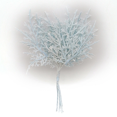 Plastic Artificial Frost Leaves for Wedding Christmas Decoration PW-WG0DC57-09-1