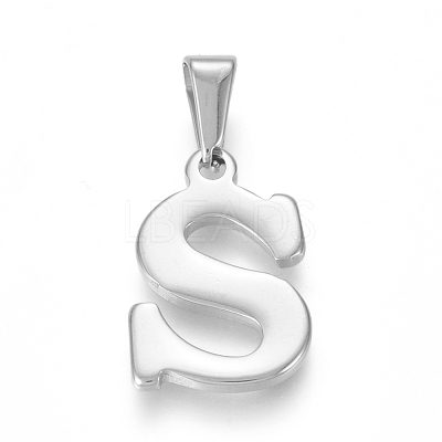 Non-Tarnish 304 Stainless Steel Pendants STAS-F106-95P-S-01-1