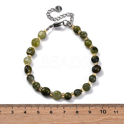 Natural Rutilated Quartz Beaded Bracelets for Women G-P563-07P-04-1