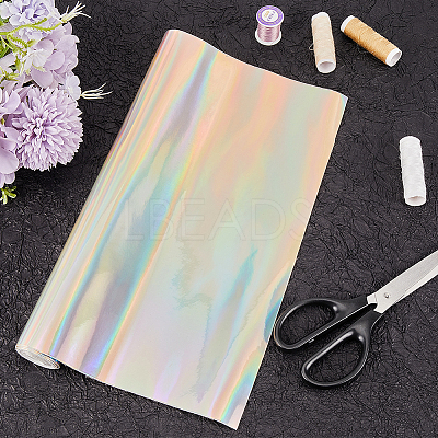 Laser Imitation Leather Fabric DIY-WH0491-31B-1