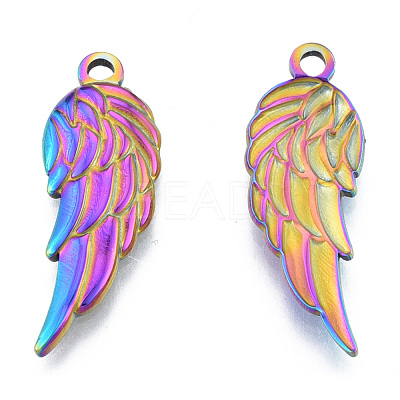 Ion Plating(IP) 201 Stainless Steel Pendants STAS-N098-181M-1