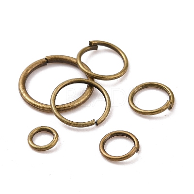 Iron Open Jump Rings IFIN-MSMC007-1AB-NF-1