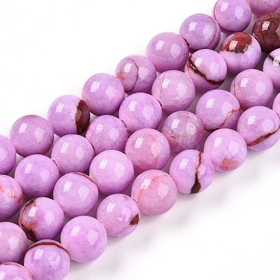 Natural Persian Jade Beads Strands G-A255-A02-01D-1