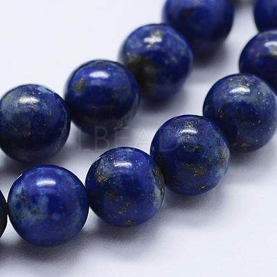 Natural Lapis Lazuli Beads Strands X-G-E465-8mm-01-1