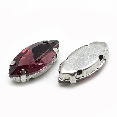 Sew on Rhinestone RGLA-T034-7x15mm-18-1