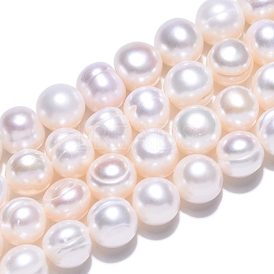 Natural Cultured Freshwater Pearl Beads Strands PEAR-N013-09C-1