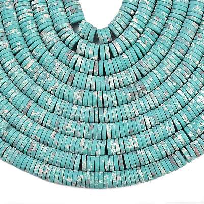 Dyed Synthetic Imperial Jasper Beads Strands G-A272-C06-06-1
