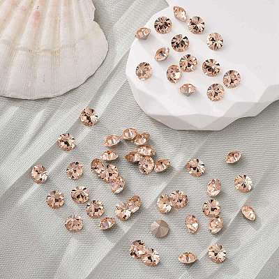 Preciosa&reg MAXIMA Crystal Round Stones Y-PRC-RBSS8-90300-1