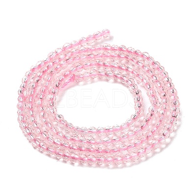 Transparent Glass Beads Strands GLAA-H021-03-08-1