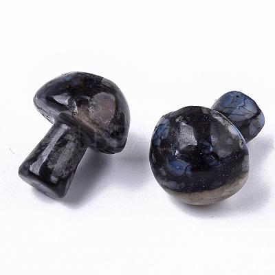 Natural Larvikite GuaSha Stone G-N0325-02N-1
