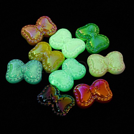 Luminous Opaque Acrylic Beads MACR-P040-08-1
